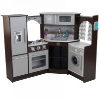 Bucataria KidKraft Ultimate Corner Play Kitchen cu sunete si lumini Bucataria KidKraft Ultimate Corner Play Kitchen cu sunete si lumini